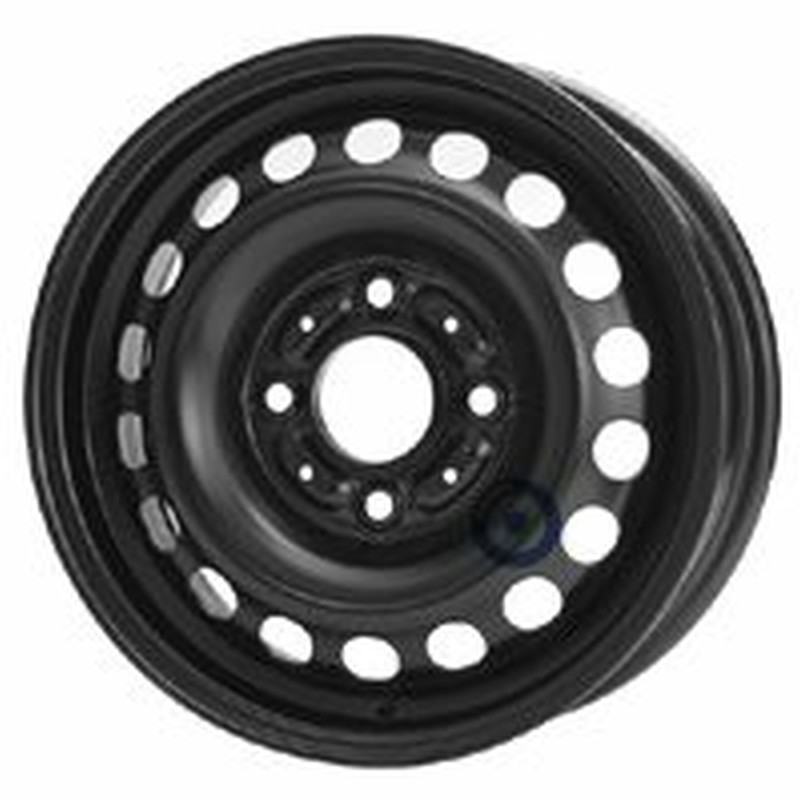 Cerchi in Lega KFZ ALCAR Steel Nero 4 fori 14\" 5.5X14 ET46 4x114.3