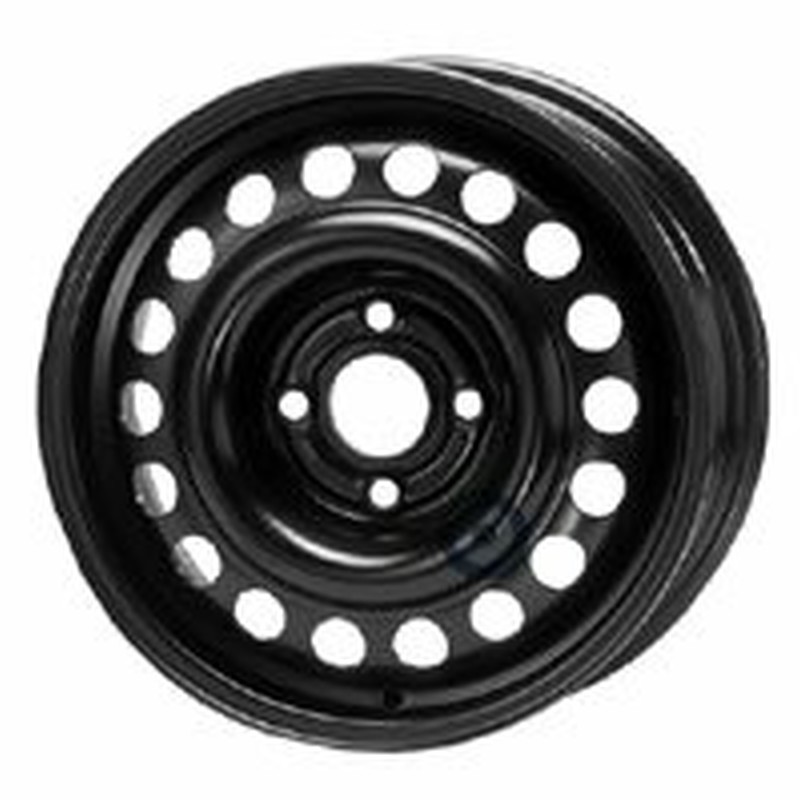 Cerchi in Lega KFZ ALCAR Steel Nero 4 fori 14\" 5.5X14 ET49 4x100