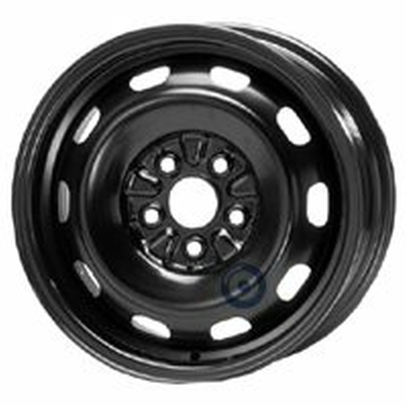 Cerchi in Lega KFZ ALCAR Steel Nero 5 fori 14\" 6X14 ET45 5x100