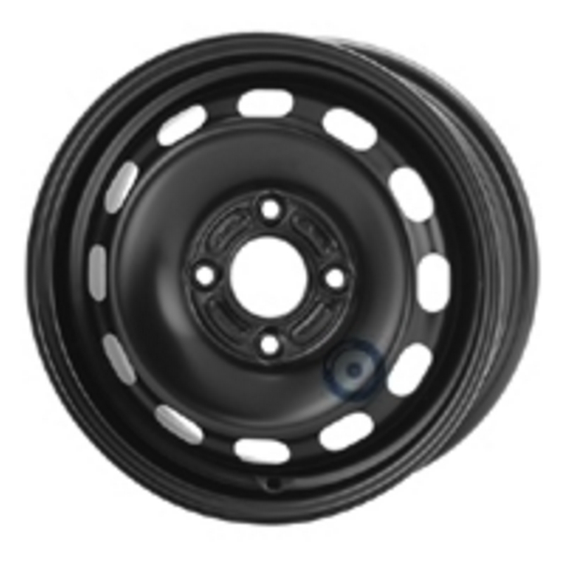 aCerchi in Lega MW GIANETTI RUOTE Steel Nero 4 fori 15\" 6X15 ET47.5 4x108