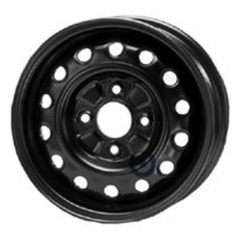 Cerchi in Lega KFZ ALCAR Steel Nero 4 fori 14\" 5.5X14 ET45 4x114.3