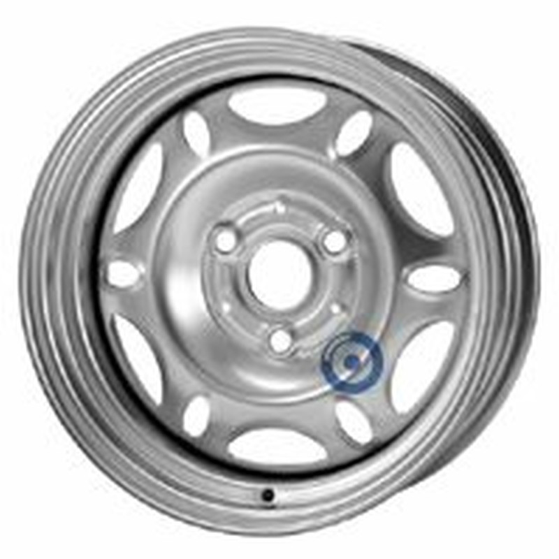 Cerchi in Lega KFZ ALCAR Steel Silver 3 fori 15\" 3.5X15 ET20.5 3x112