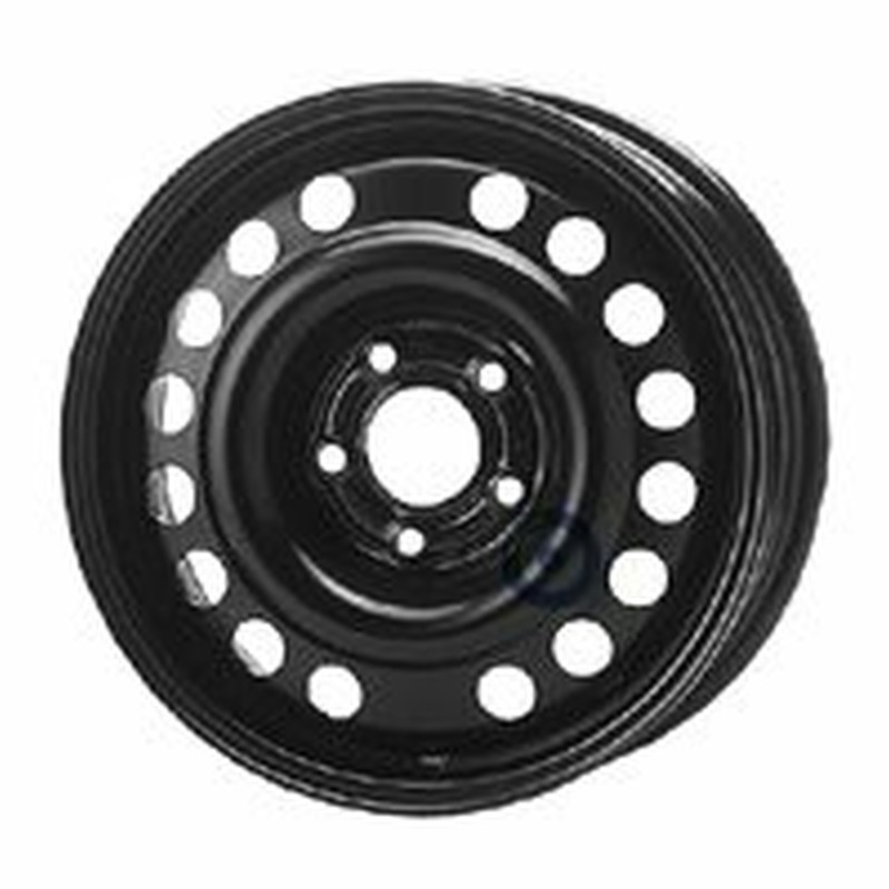 Cerchi in Lega KFZ ALCAR Steel Nero 5 fori 15\" 6X15 ET43 5x110