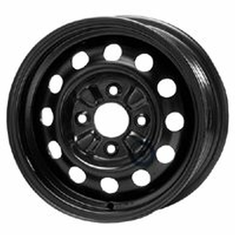 Cerchi in Lega KFZ ALCAR Steel Nero 4 fori 15\" 6X15 ET46 4x114.3