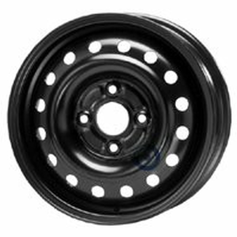 Cerchi in Lega KFZ ALCAR Steel Nero 4 fori 15\" 5.5X15 ET50 4x114.3