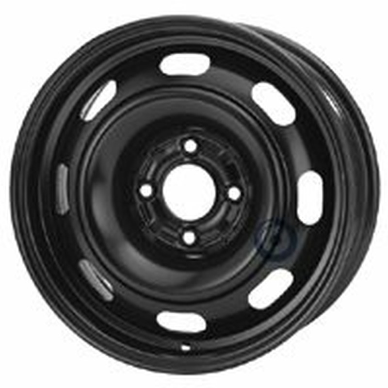 Cerchi in Lega KFZ ALCAR Steel Nero 4 fori 15\" 6X15 ET27 4x108