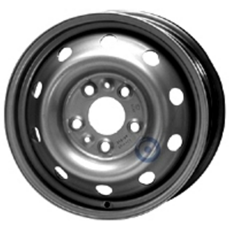 Cerchi in Lega KFZ ALCAR Steel Silver 5 fori 16\" 6X16 ET68 5x130