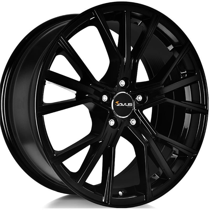 aCerchi in Lega AVUS Af18 Black 5 fori 20\" 9X20 ET45 5x112