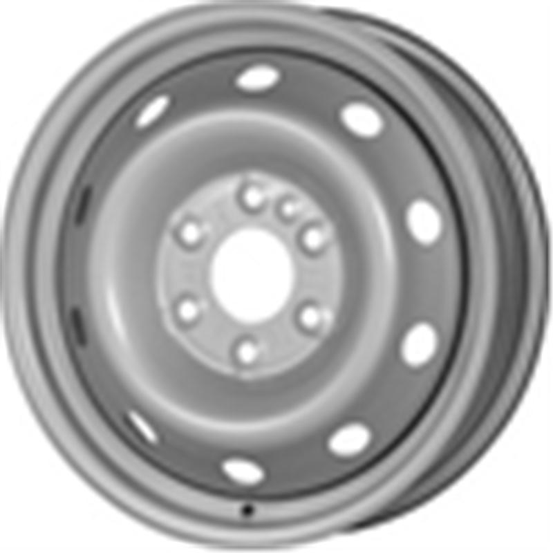 Cerchi in Lega MW GIANETTI RUOTE Steel Neutro 6 fori 16\" 6.5X16 ET68 6x125