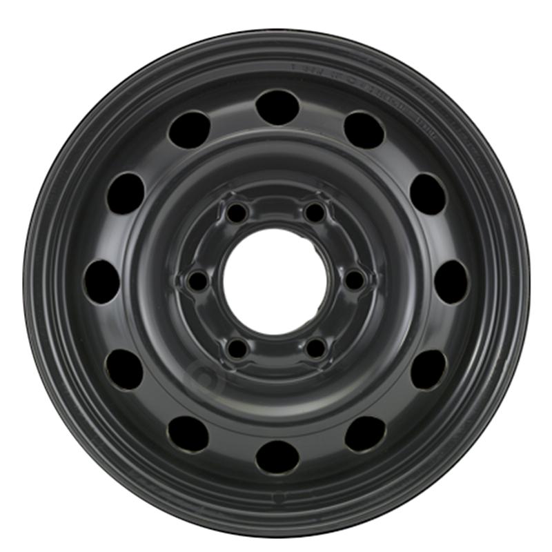 Cerchi in Lega MW GIANETTI RUOTE Steel Nero 6 fori 16\" 6X16 ET68 6x125