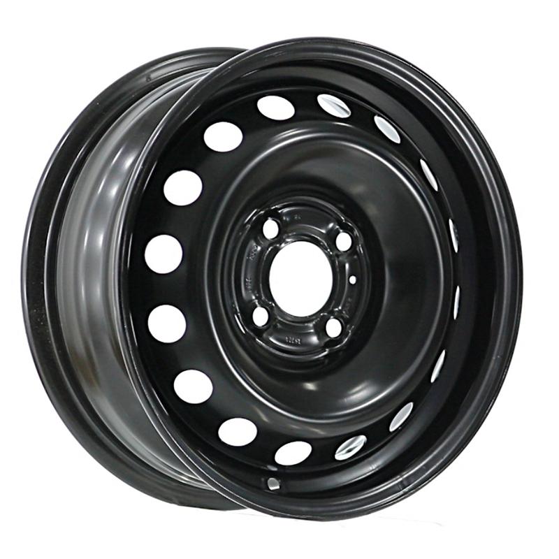 Cerchi in Lega DEDICO Steel Nero 4 fori 14\" 5.5X14 ET36 4x100