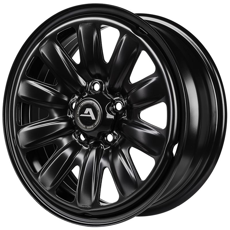 aCerchi in Lega KFZ ALCAR Hybridrad Nero 5 fori 16\" 6X16 ET48 5x112