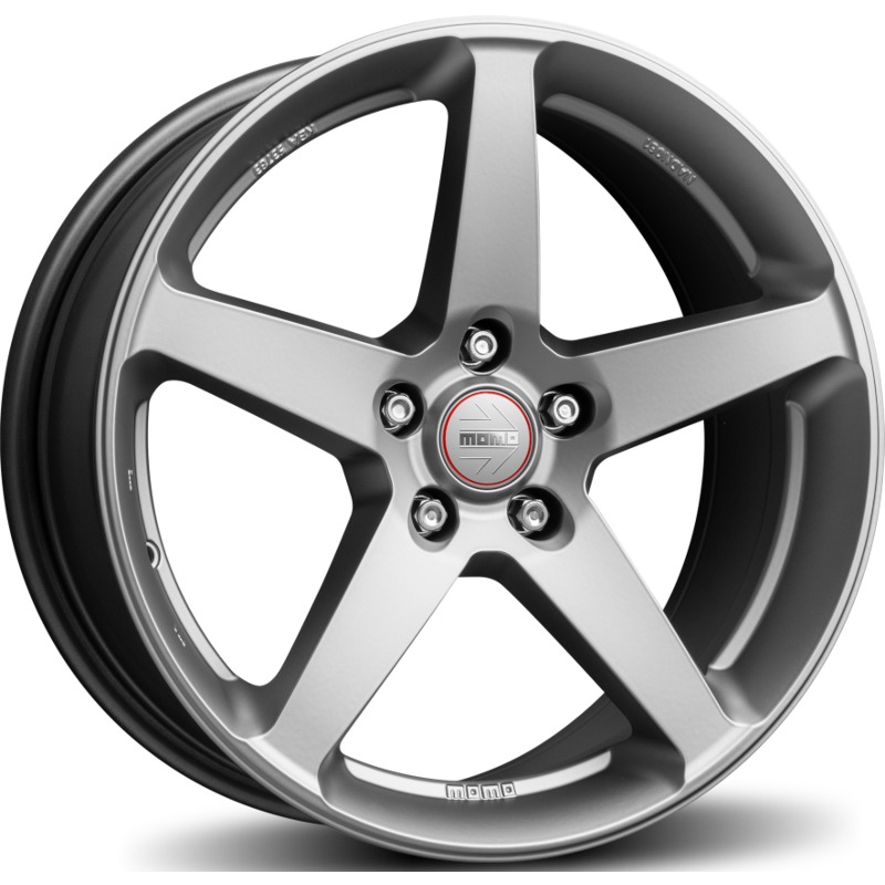 Cerchio MOMO WHEELS Five Titan Silver Opaco 5 fori 17\" 7X17 ET40 5x114.3