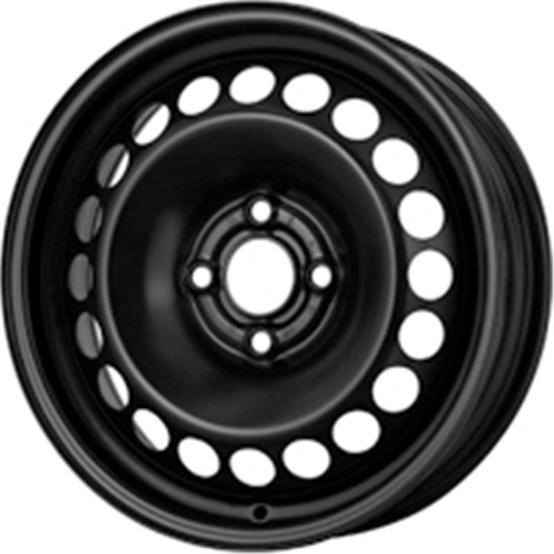 Cerchi in Lega MW GIANETTI RUOTE Steel Nero 4 fori 15\" 6X15 ET43 4x100