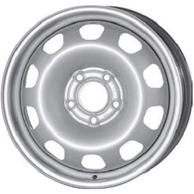 aCerchi in Lega MW GIANETTI RUOTE Steel Silver 5 fori 16\" 6.5X16 ET50 5x114.3