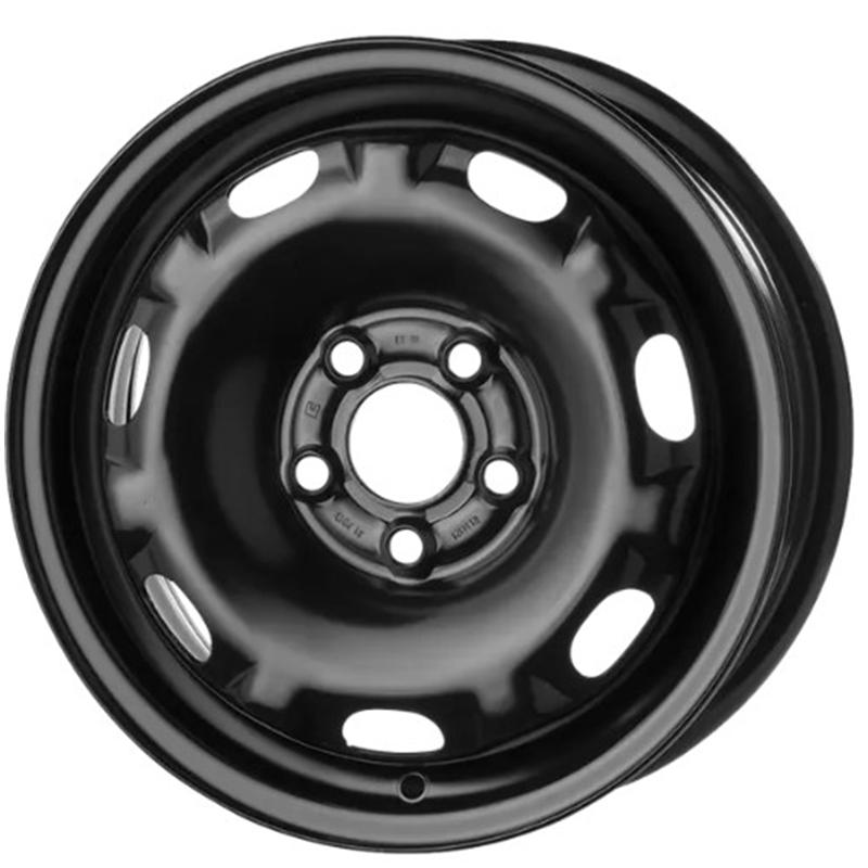 Cerchi in Lega MW GIANETTI RUOTE Steel Nero 5 fori 14\" 5X14 ET38 5x100
