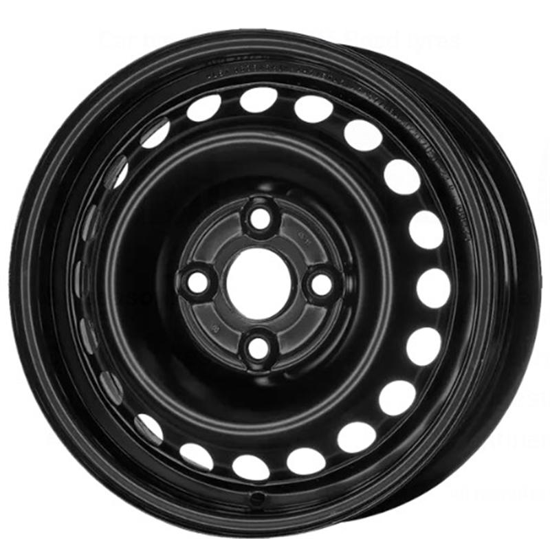 Cerchi in Lega DEDICO Steel Nero 4 fori 14\" 5.5X14 ET45 4x100