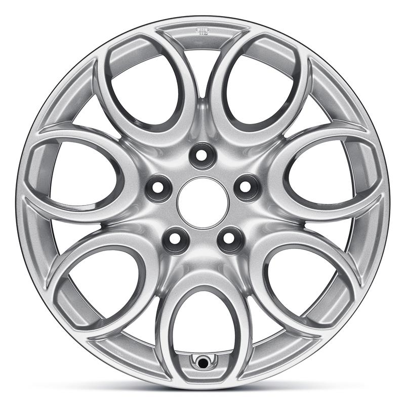 Cerchi in Lega ORIGINALE ALFA ROMEO Giulietta Oe 5 Originali Alfa Romeo Silver 5 fori 16 7X16 ET41