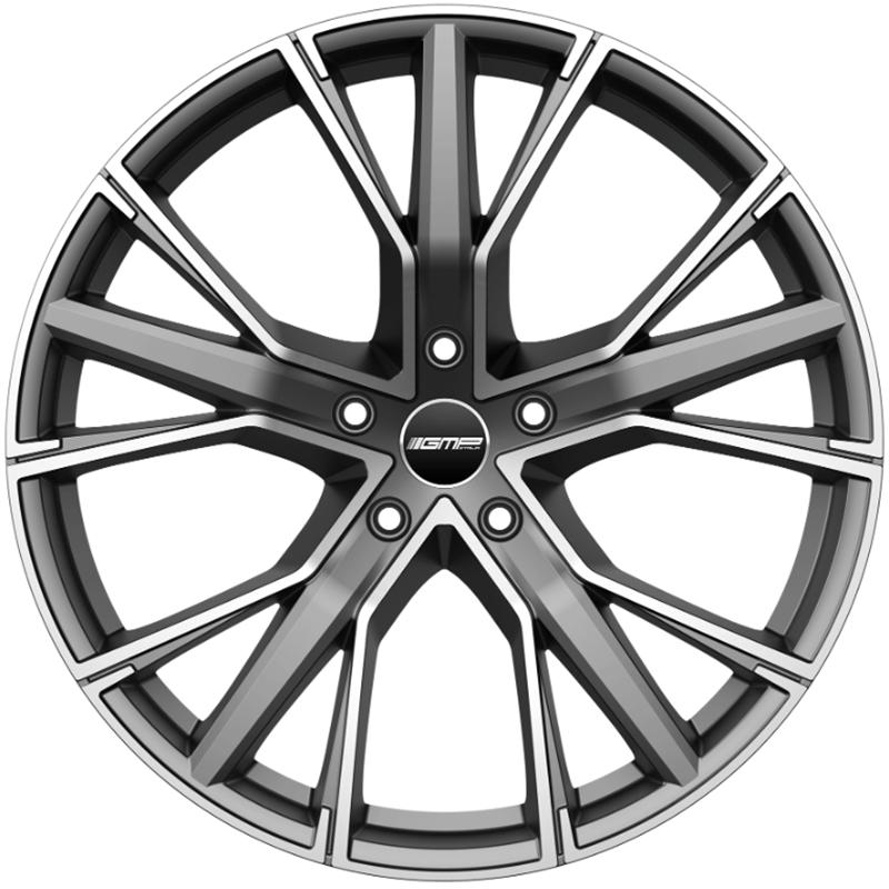 aCerchi in Lega GMP Gunner Matt Anthracite Diamond 5 fori 20\" 9X20 ET40 5x108