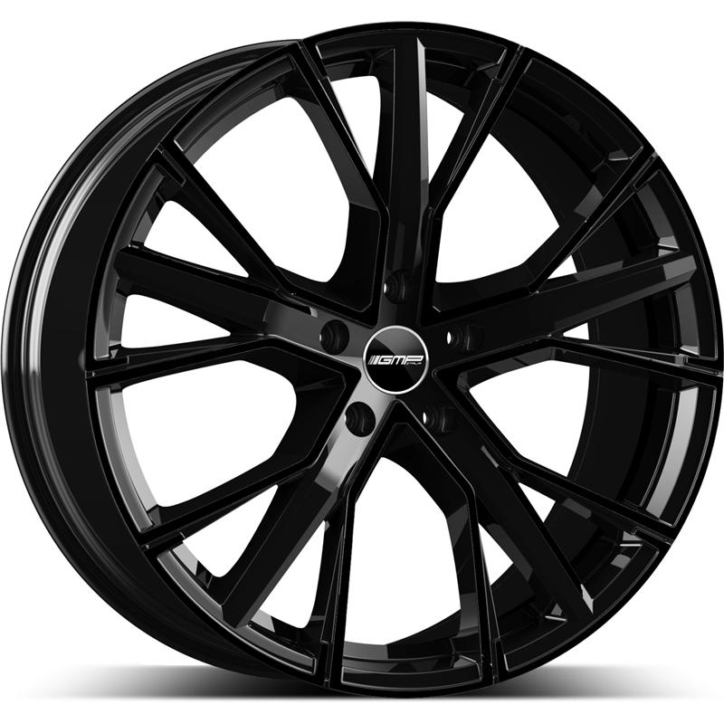 aCerchi in Lega GMP Gunner Glossy Black 5 fori 18\" 8X18 ET45 5x112