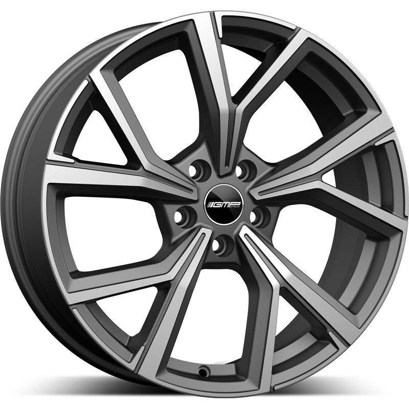 aCerchi in Lega GMP Mentor Matt Anthracite Diamond 5 fori 20\" 8X20 ET45 5x114.3