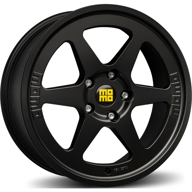 Cerchio MOMO WHEELS Heritage 6 Nero Opaco 5 fori 18\" 8X18 ET40 5x114.3