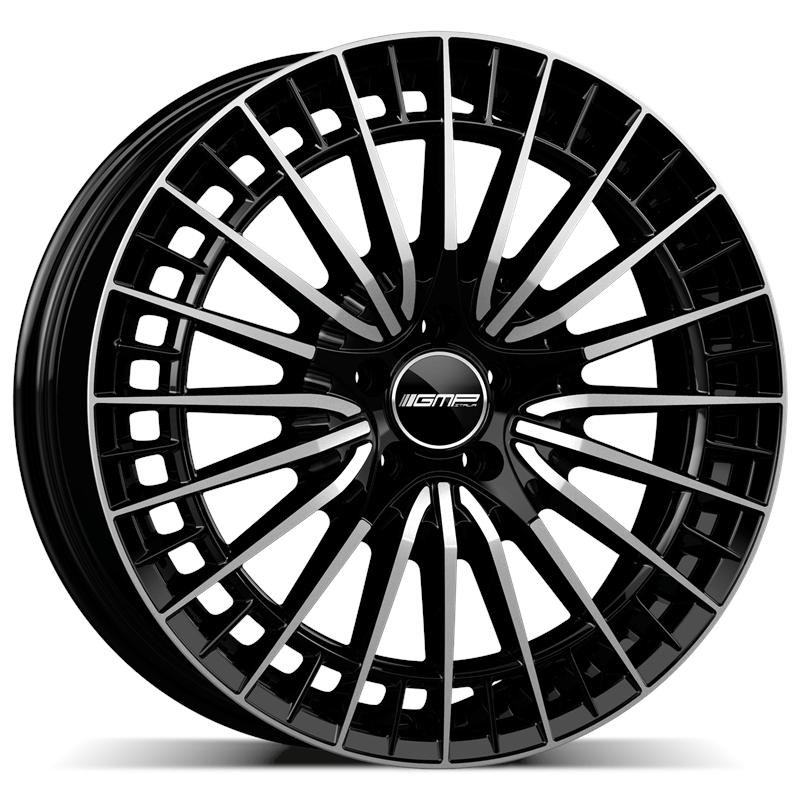 aCerchi in Lega GMP Qstar Black Diamond 5 fori 18\" 7.5X18 ET50 5x112