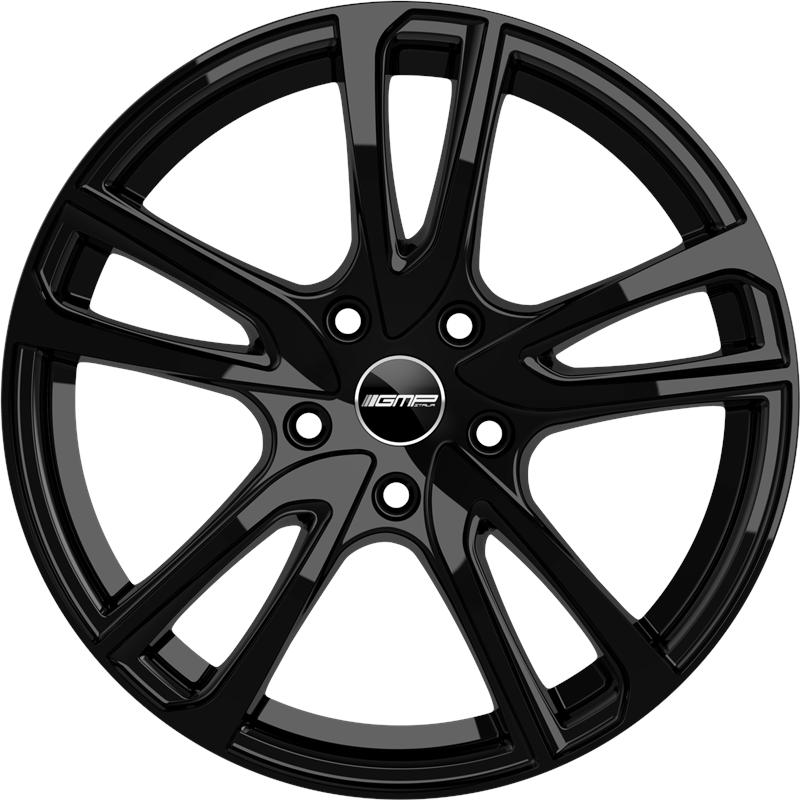 aCerchi in Lega GMP Astral Glossy Black 5 fori 16\" 6.5X16 ET45 5x120