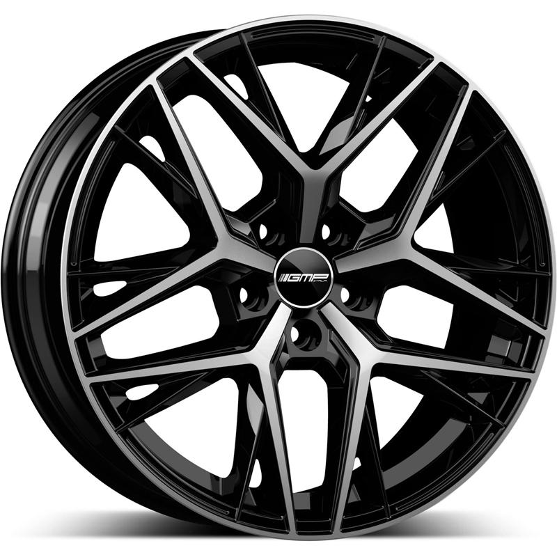 aCerchi in Lega GMP Lunica Black Diamond 5 fori 18\" 7.5X18 ET45 5x112