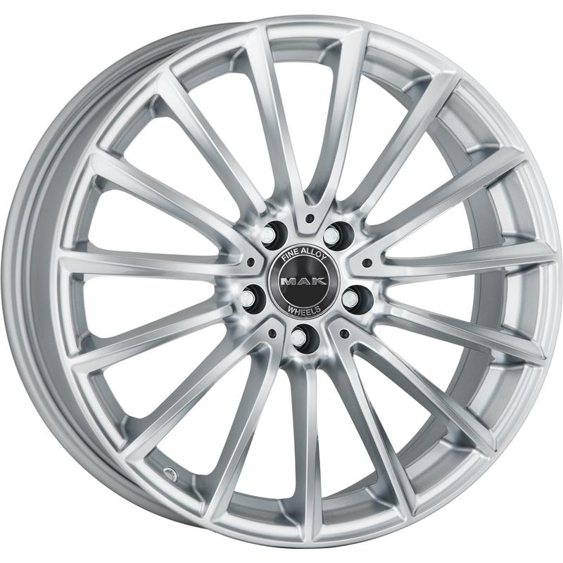 aCerchi in Lega MAK Komet Silver 5 fori 17\" 7.5X17 ET36 5x112