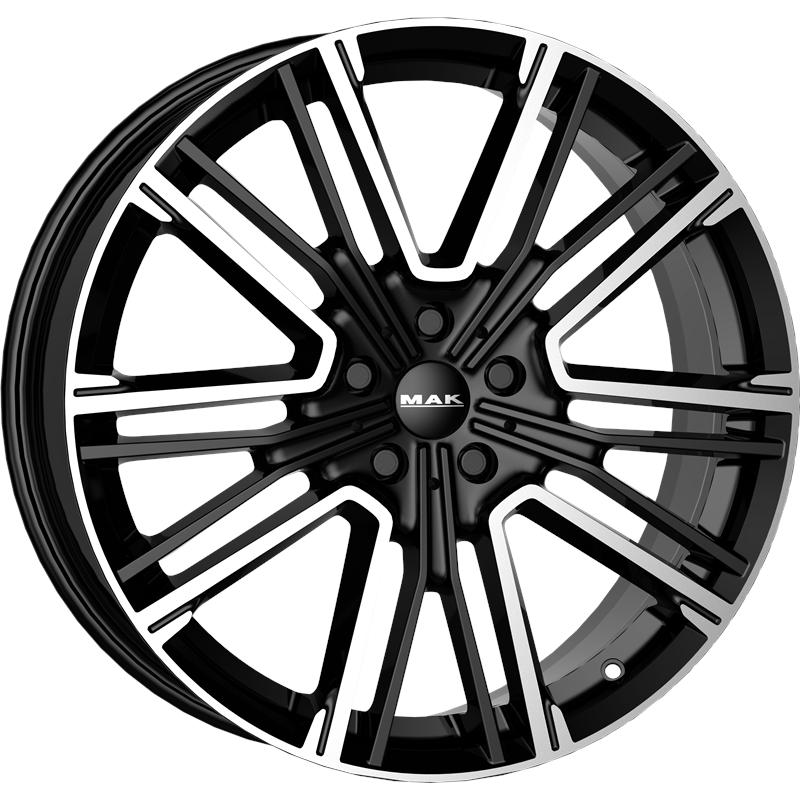 Cerchi in Lega MAK Kult Black Mirror 5 fori 20\" 8X20 ET25 5x112