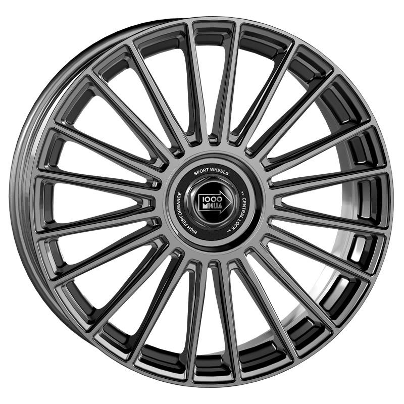 aCerchi in Lega MILLE MIGLIA Mm1022 Anthracite 5 fori 18\" 8X18 ET30 5x112