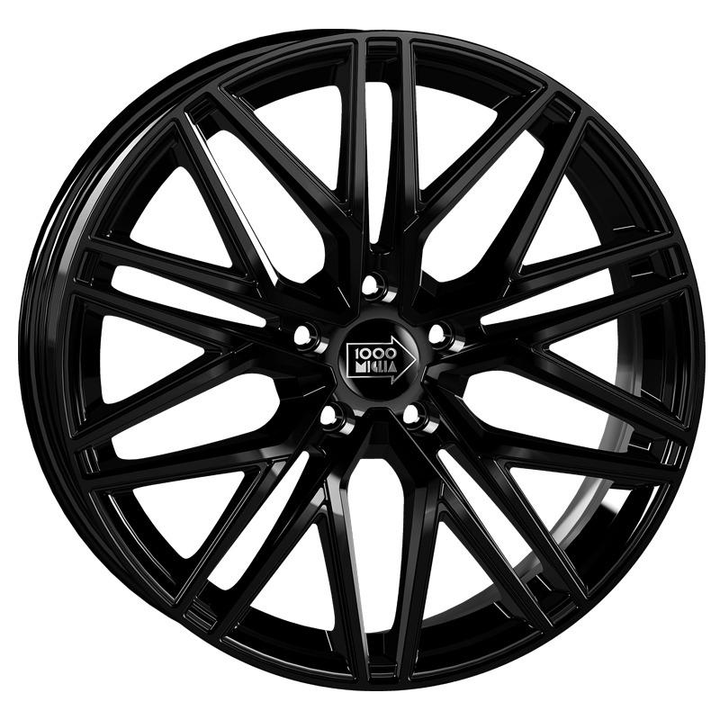 aCerchi in Lega MILLE MIGLIA Mm1023 Gloss Black 5 fori 18\" 8X18 ET35 5x112