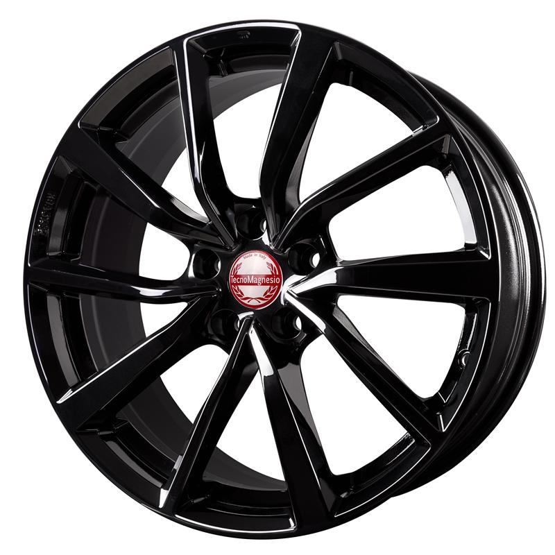 aCerchi in Lega TECNOMAGNESIO Shake Glossy Black 5 fori 17\" 7X17 ET42 5x112