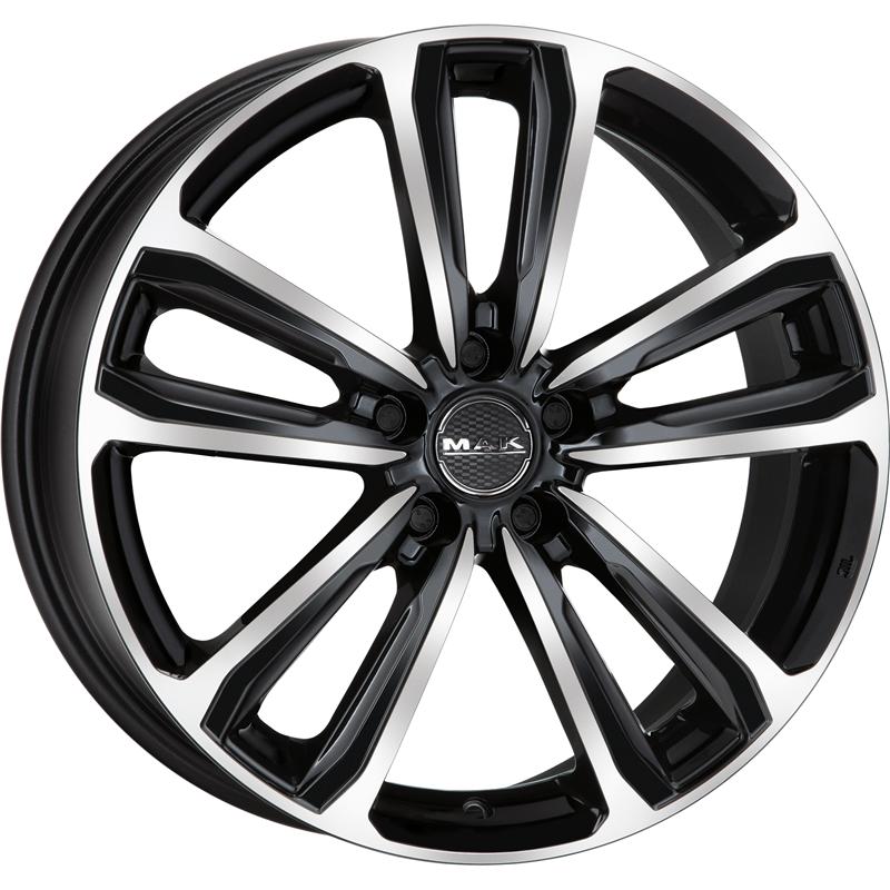 aCerchi in Lega MAK Magma Black Mirror 5 fori 16\" 6.5X16 ET35 5x100