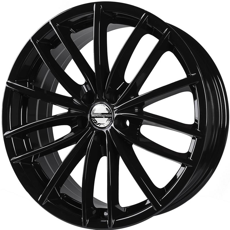 aCerchi in Lega TECNOMAGNESIO Power Glossy Black 5 fori 18\" 7.5X18 ET35 5x112