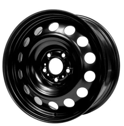 Cerchio MW GIANETTI RUOTE Steel Nero 5 fori 16\" 7X16 ET44 5x108