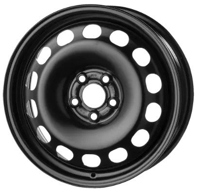 Cerchi in Lega MW GIANETTI RUOTE Steel Nero 5 fori 16\" 6X16 ET45 5x100