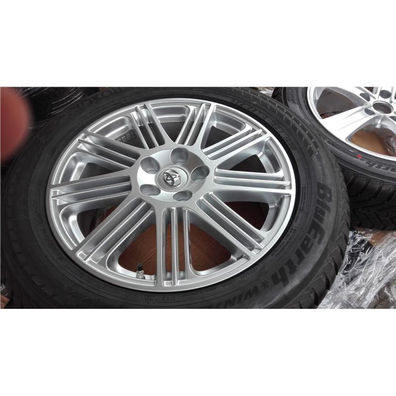 Cerchi in Lega ORIGINALE TOYOTA LEXUS Rav4 Originale Toyota - Smontato Nuovo Silver 5 fori 18\" 7.5X18 ET45 5x114.3