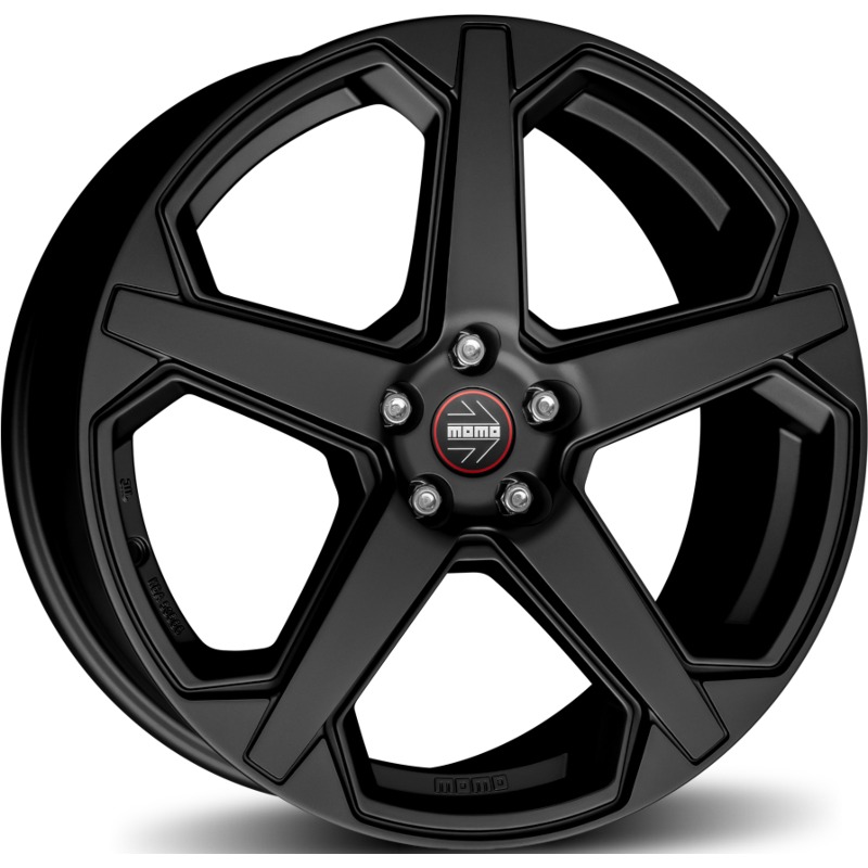Cerchio MOMO WHEELS Star Evo Nero Opaco 5 fori 18\" 8X18 ET45 5x112