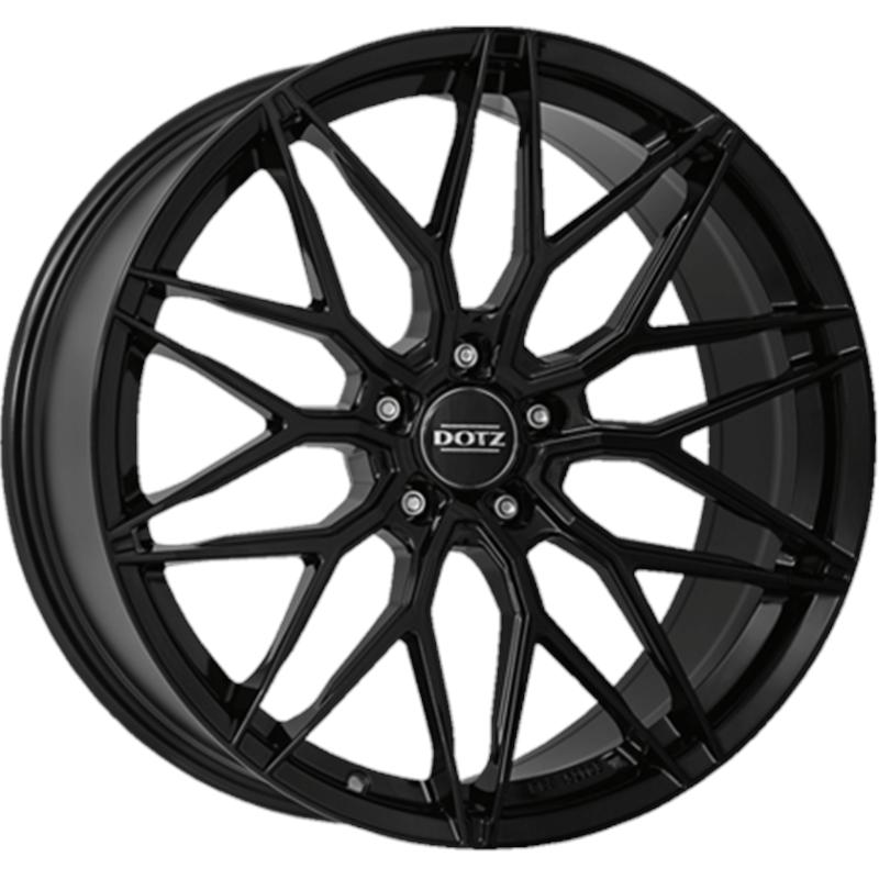 aCerchi in Lega DOTZ Suzuka Black 5 fori 20\" 9X20 ET35 5x120