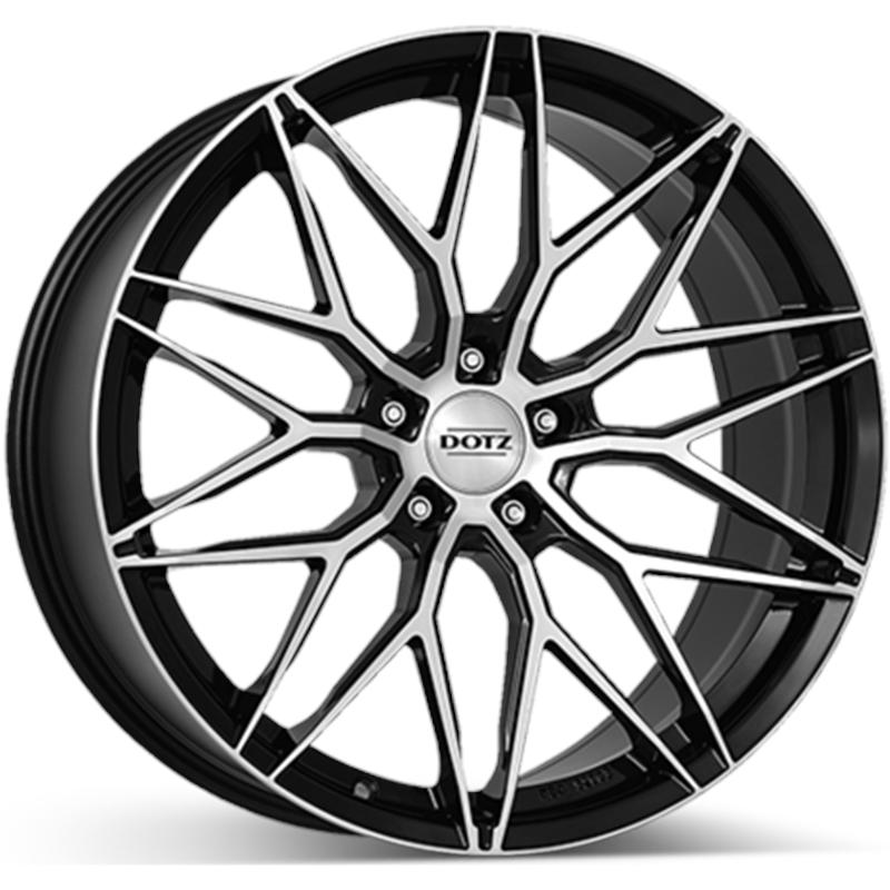 aCerchi in Lega DOTZ Suzuka Black Mirror 5 fori 19\" 8.5X19 ET25 5x112