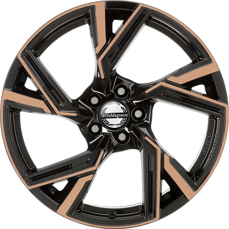 Cerchi in Lega TECNOMAGNESIO Master Black Copper 5 fori 20 9X20 ET33