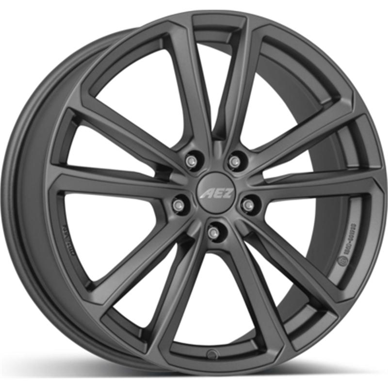 aCerchi in Lega AEZ Tioga Anthracite 5 fori 17\" 7.5X17 ET35 5x112