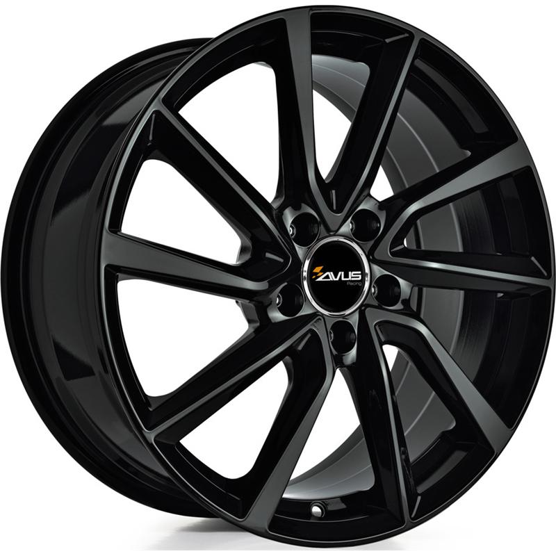 Cerchi in Lega AVUS AC 518 Black 4 fori 17 7X17 ET35