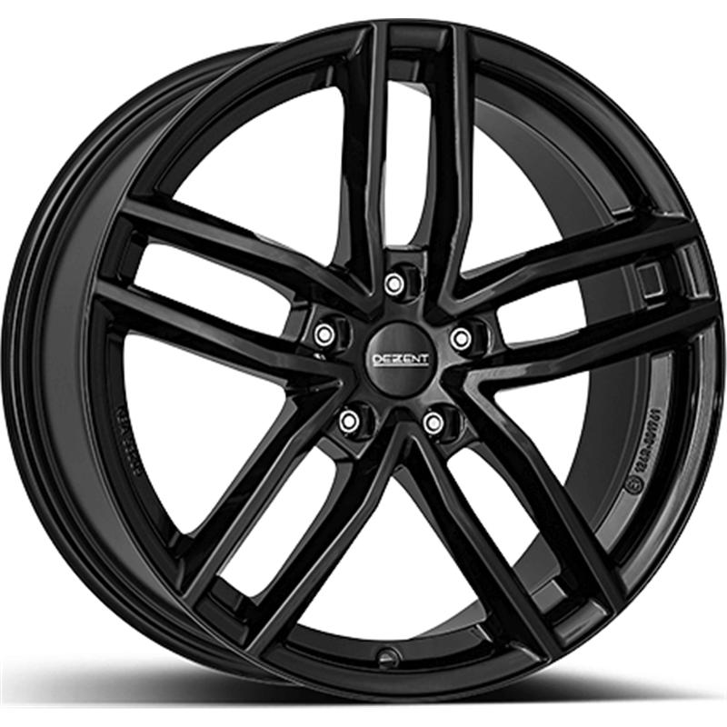 aCerchi in Lega DEZENT Tr Black 5 fori 18\" 7.5X18 ET50 5x114.3