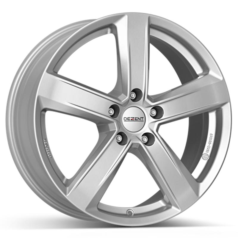 aCerchi in Lega DEZENT Tu Silver 5 fori 18\" 8.5X18 ET36 5x112