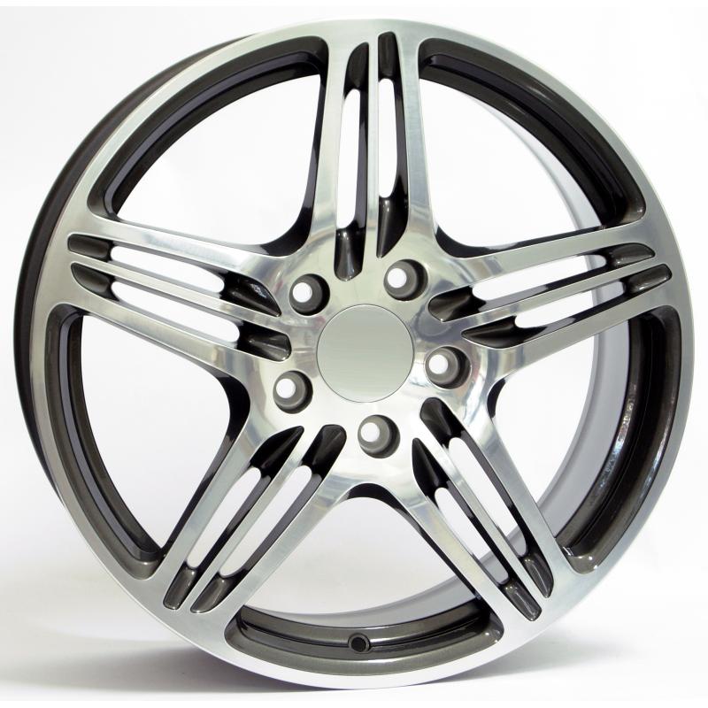 Cerchi in Lega WSP ITALY W1050 Philadelphia Anthracite 5 fori 19\" 8.5X19 ET56 5x130