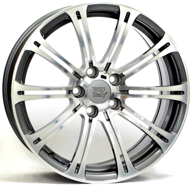 Cerchi in Lega WSP ITALY W670 M3 Luxor Anthracite 5 fori 19\" 8.5X19 ET29 5x120