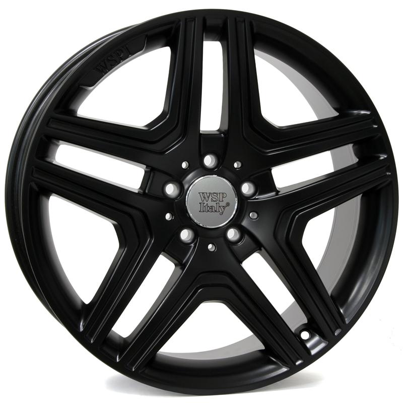 Cerchi in Lega WSP ITALY W766 Amg Nero Dull Black 5 fori 21 10X21 ET56